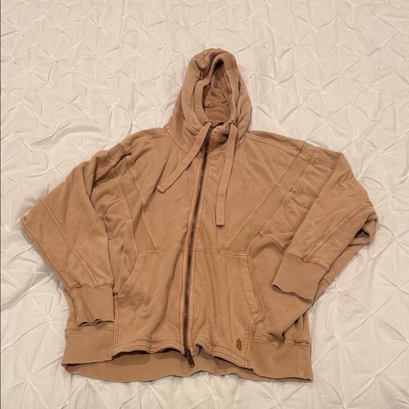 Free People All Your Love Solid Hoodie
Patchwork Slouchy Saddle Tan Size XS - Picture 5 of 12